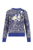 Paisley Jumper Women Fashion Kenzo Paris Cotton-Blend Long-Sleeve Pattern Stylish Designer