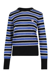 Tiger Striped Jumper Women Fashion Kenzo Paris Pattern Long Sleeve