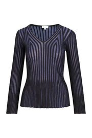 Rib Knitted Top Women Fashion Kenzo Paris Viscose-blend Long-Sleeve Stylish
