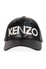 Kenzo Logo Cap Leather fashion big wording