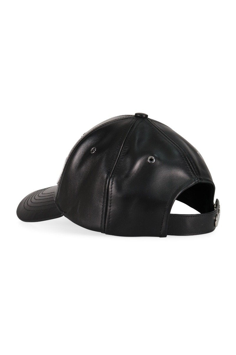 Kenzo Logo Cap Leather fashion big wording