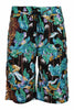 Bamboo Tiger Surf Short Floral Prints Pattern Adjustable Polyster Fashion 