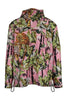 Bamboo Tiger Jacket Hooded Jacket Prints Pattern Long Sleeves Tiger Bamboo Designer
