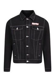 Kenzo Logo Embroidery Jacket Men Fashion Long-Sleeve Cotton Casual Chic Trendy Streetwear Outwear Stylish