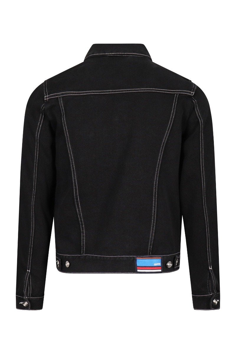Kenzo Logo Embroidery Jacket Men Fashion Long-Sleeve Cotton Casual Chic Trendy Streetwear Outwear Stylish