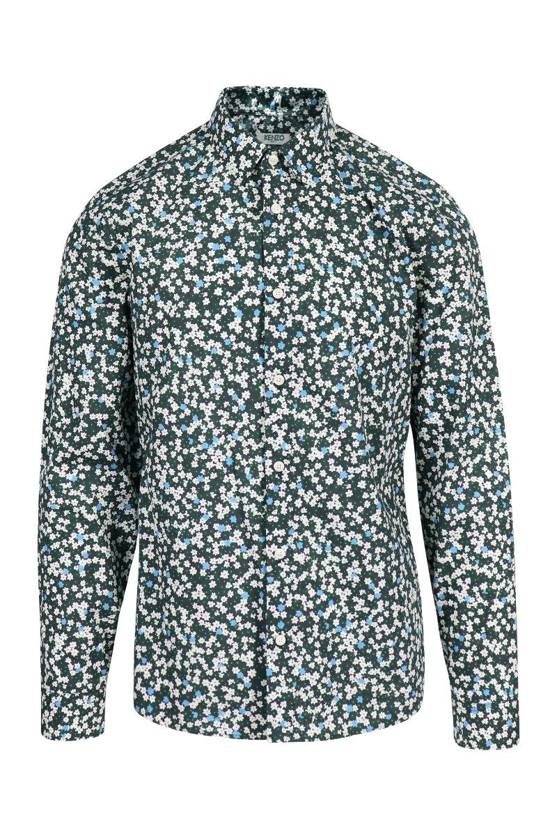 Jackie Floral Shirt Kenzo Contemporary Long Sleeve Cotton Formal Wear
