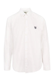 Tiger Shirt Men Fashion Kenzo Paris Cotton Long Sleeve Semi Formal Casual