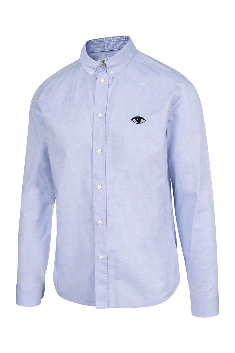 Eye Button Down Shirt Collar Kenzo Paris Smart Casual