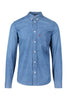 Denim Shirt Collar Kenzo Menswear Casual Formal Fashion Shirt Long Sleeves