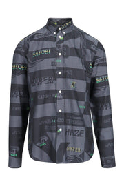 Hyper Graphic Shirt Kenzo Long Sleeve Collar Shirt