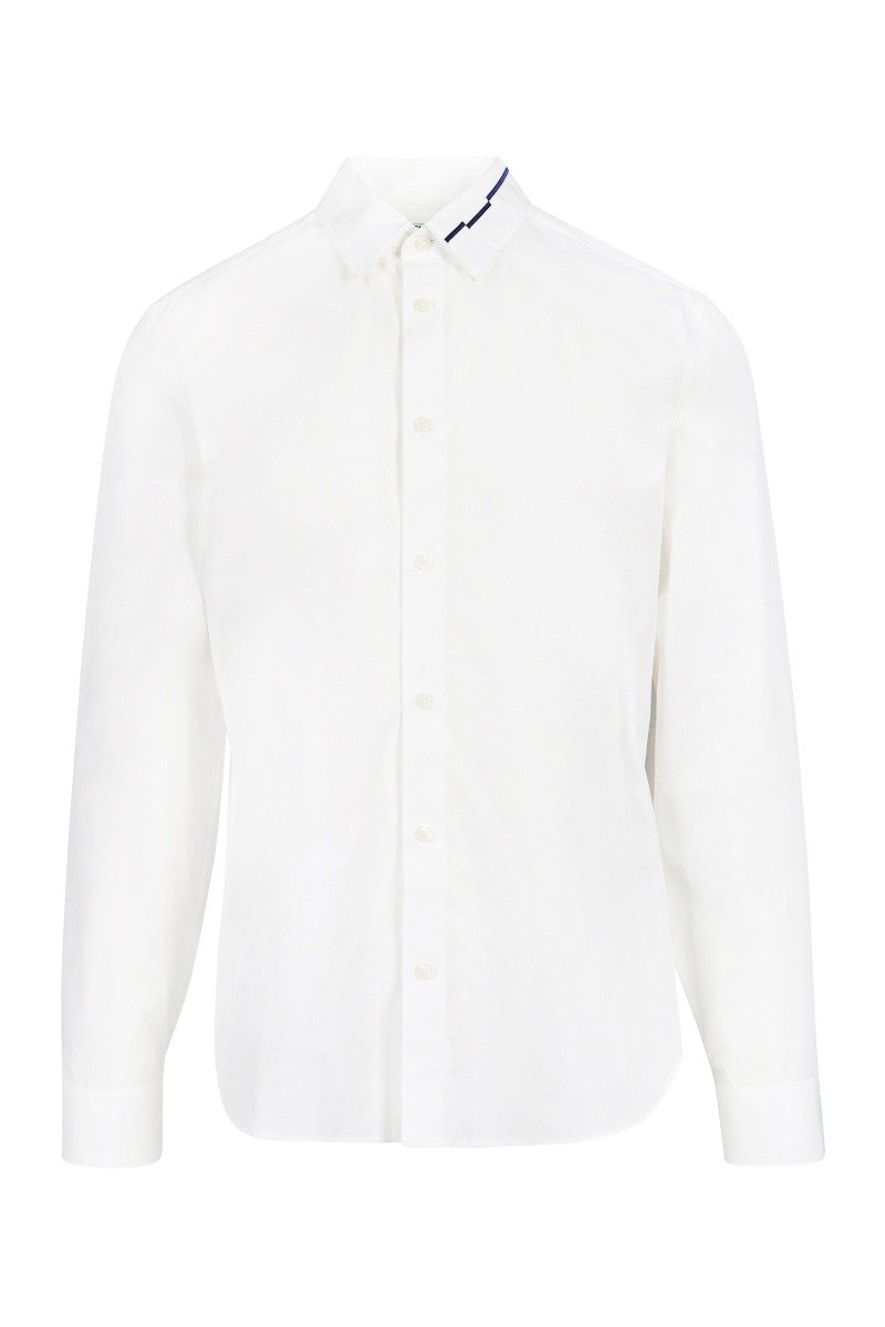 Embroidered Collar Shirt Formal Casual Slim Fit Kenzo Paris Menswear Men Fashion 