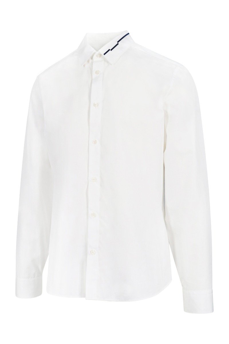 Embroidered Collar Shirt Formal Casual Slim Fit Kenzo Paris Menswear Men Fashion 