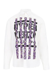 Hyper Kenzo Shirt Long Sleeve Cotton Slim Fit Formal Wear