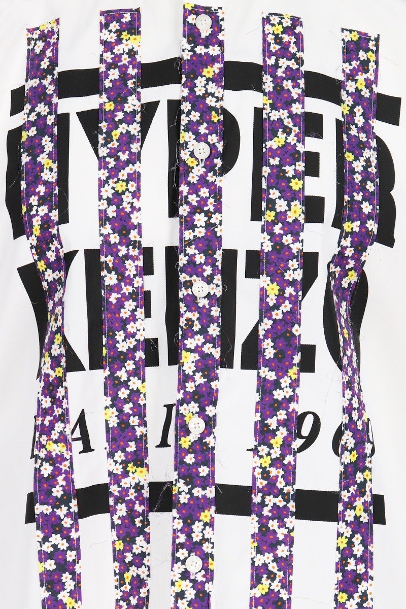 Hyper Kenzo Shirt Long Sleeve Cotton Slim Fit Formal Wear