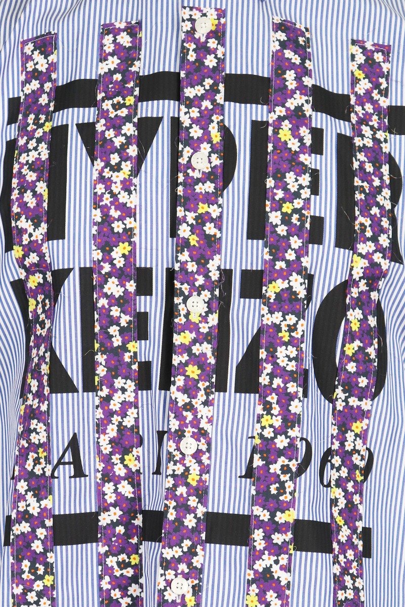 Hyper Kenzo Shirt Long Sleeve Stripes Formal Wear