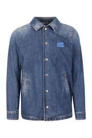 Denim Kenzo Jacket Straight Cut Denim Vintage Fashion Stylish Unisex Men Women Shirt Jacket Outer Kenzo Paris