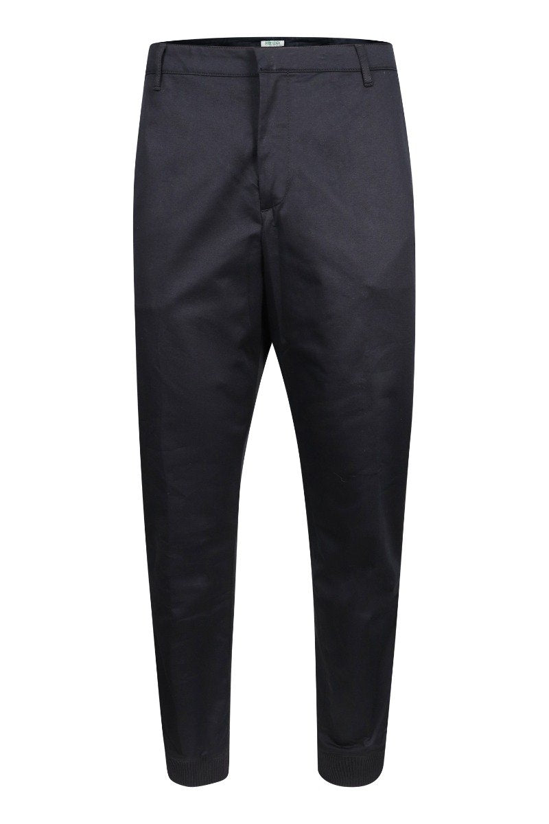 Stretch Cotton Pant Men Fashion Kenzo Paris Long Casual Formal Classic