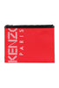 A4 Kenzo Paris Clutch Nylon Red Fashion Casual Designer Unisex Men Women 