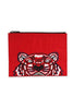 A4 Tiger Clutch Nylon Embroidery Fashion Kenzo Paris Tiger Designer Red Logo Trendy Gift 