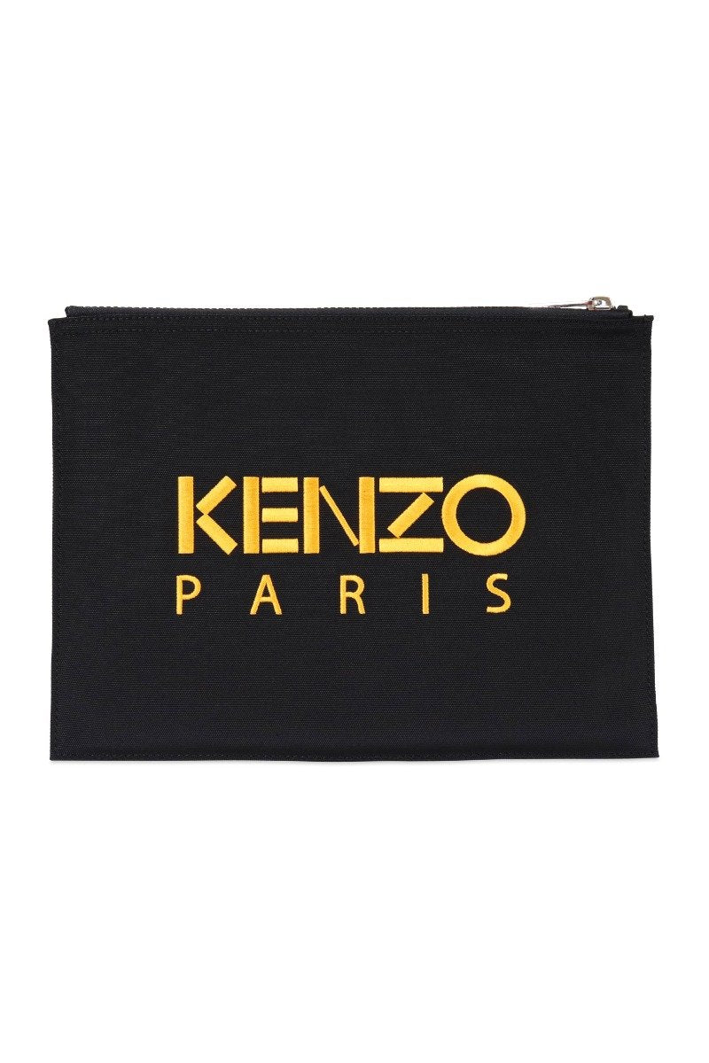 A4 Tiger Clutch Embroidery Designer Fashion Black Unisex Men Women