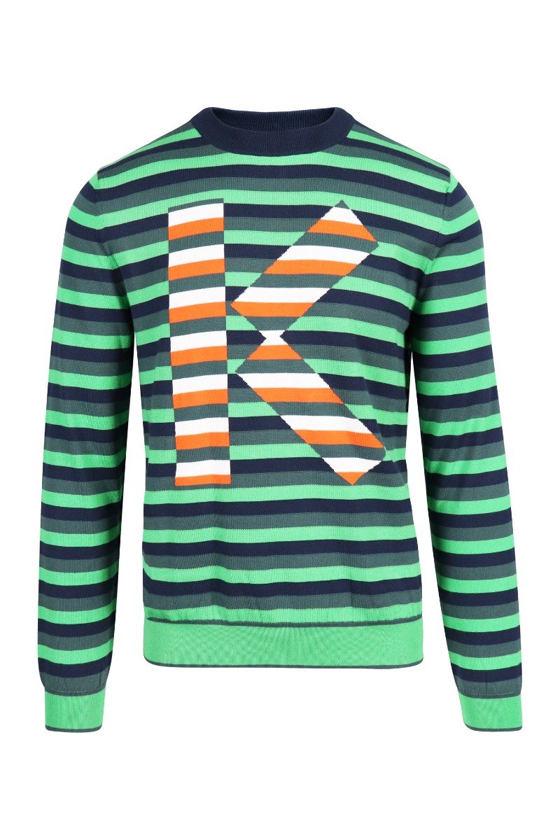 K Stripes Jumper Kenzo Comfy Casual Long Sleeve 