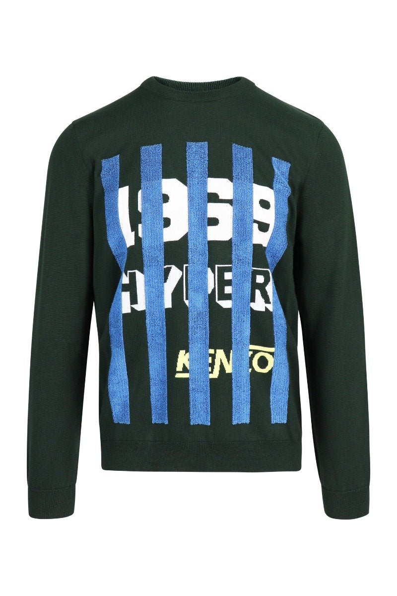 Hyper Kenzo Jumper Rounded Neck Knit Comfy Jumper