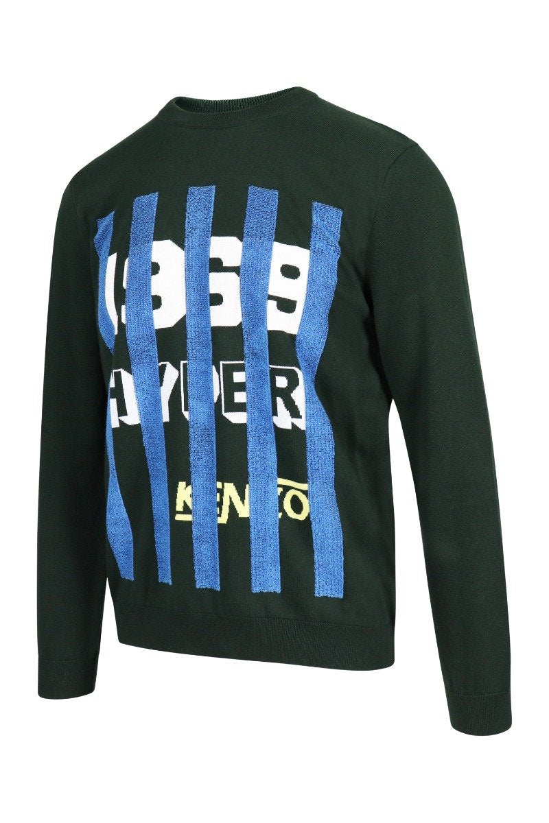 Hyper Kenzo Jumper Rounded Neck Knit Comfy Jumper