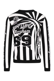 Graphic Psychedelic Sweater Cotton Kenzo Paris Long Sleeves Fashion Designer 