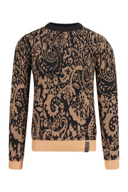 Paisley Jumper Men Fashion Kenzo Paris Cotton-Blend Long-Sleeve Pattern Stylish Designer