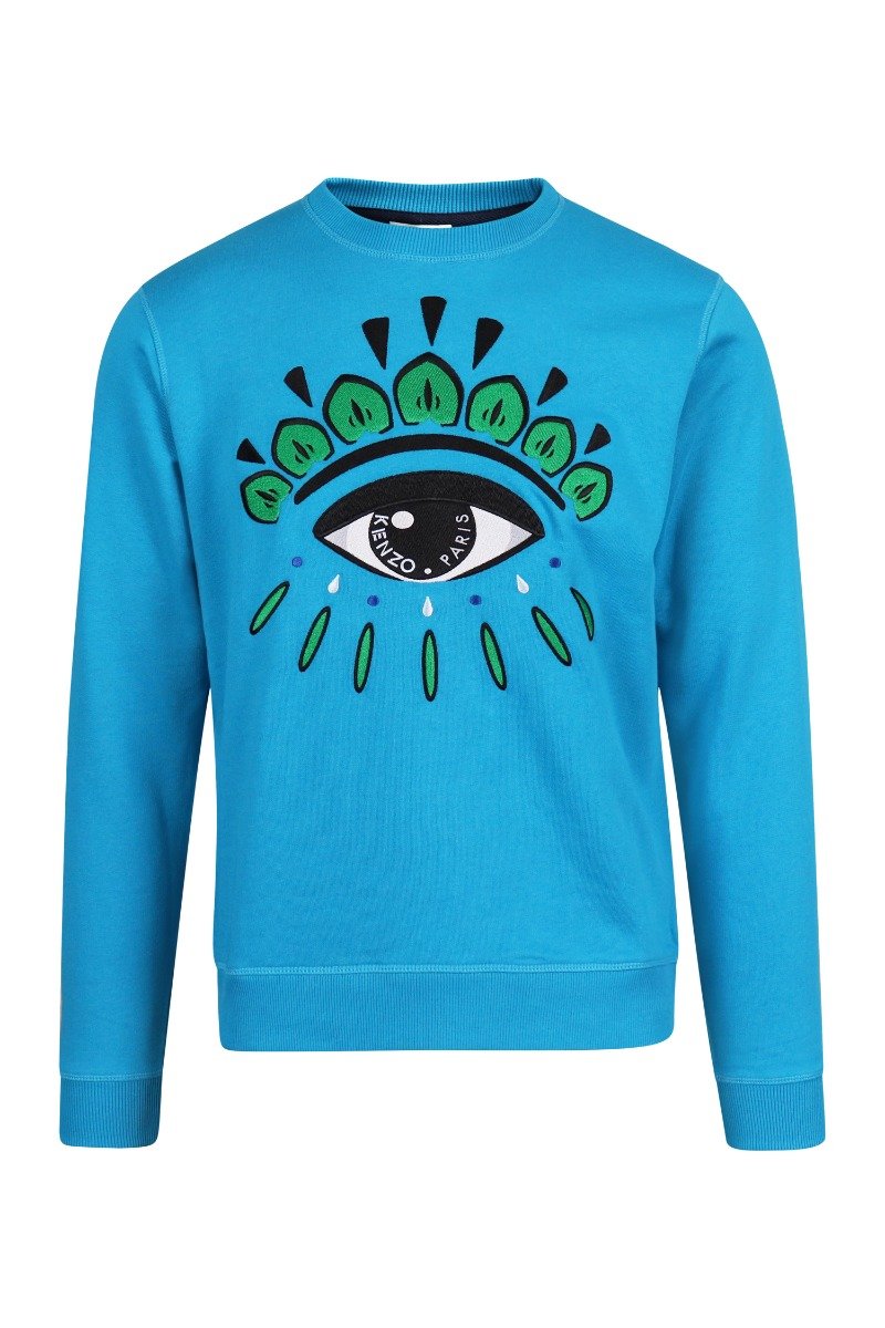 Eye Sweatshirt Cotton Long Sleeves Kenzo Paris Fashion Sweater Basic Casual