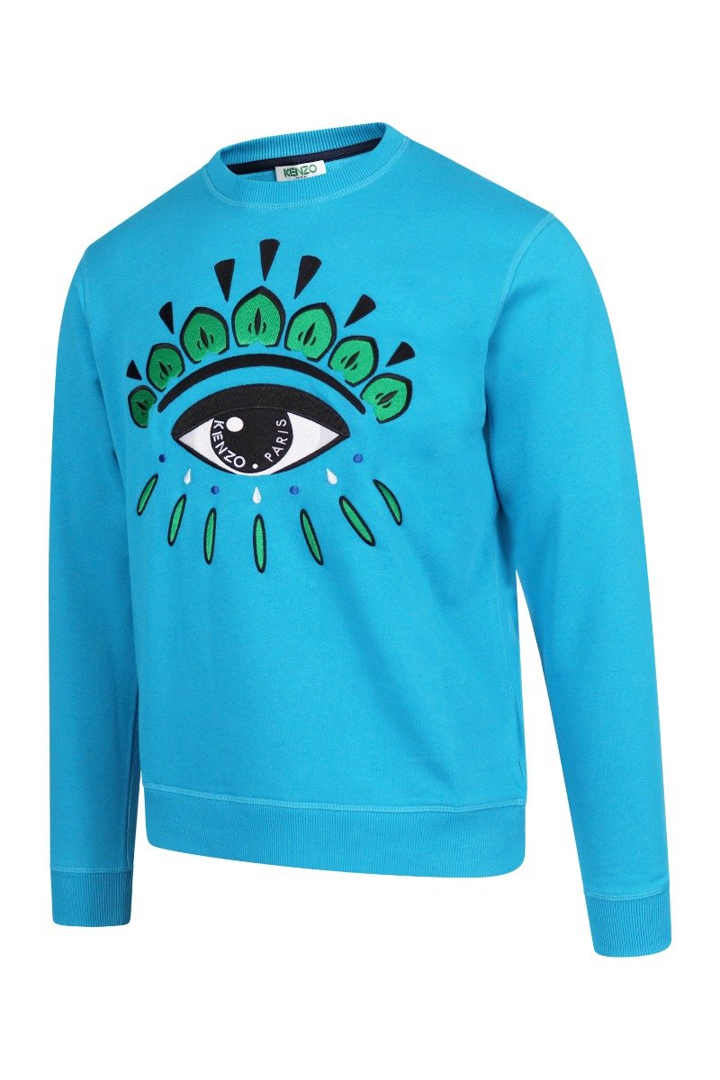 Eye Sweatshirt Cotton Long Sleeves Kenzo Paris Fashion Sweater Basic Casual