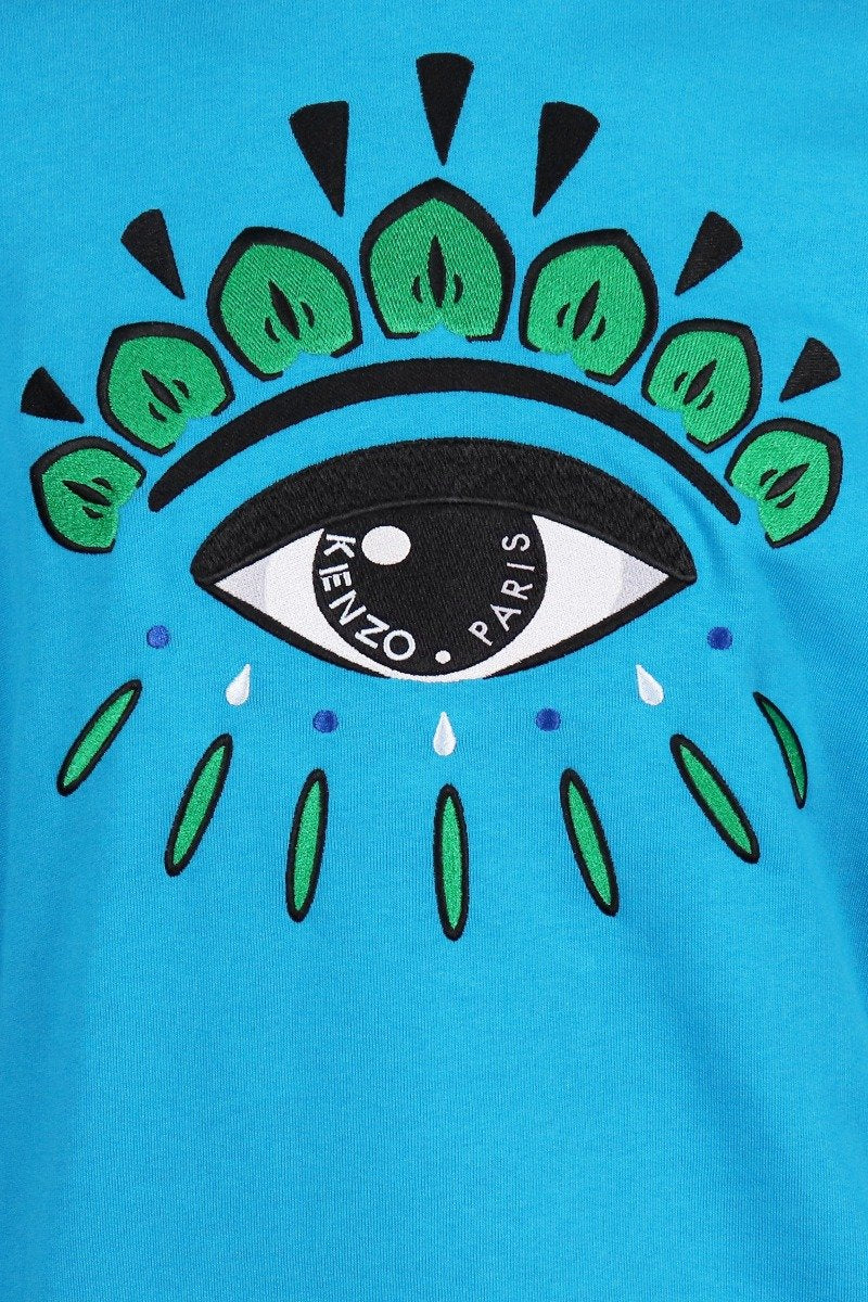Eye Sweatshirt Cotton Long Sleeves Kenzo Paris Fashion Sweater Basic Casual