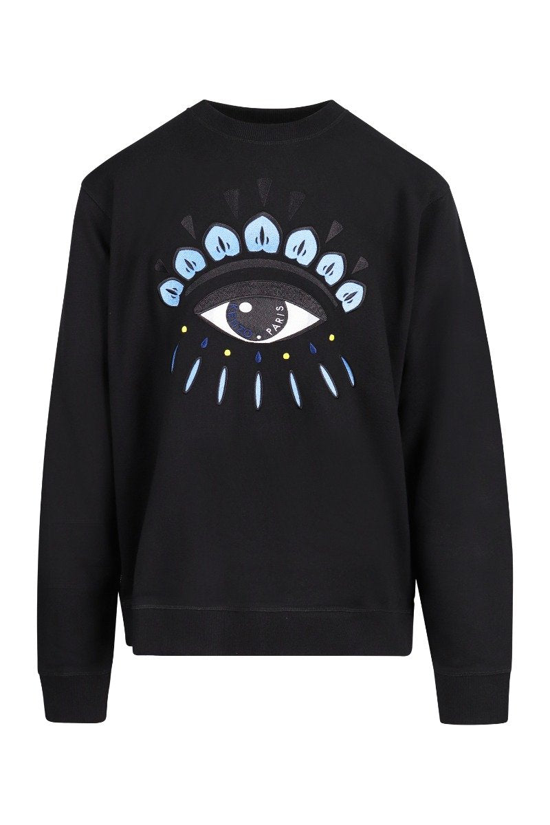 Eye Sweatshirt Cotton Long Sleeves Kenzo Paris Fashion Sweater Basic Casual