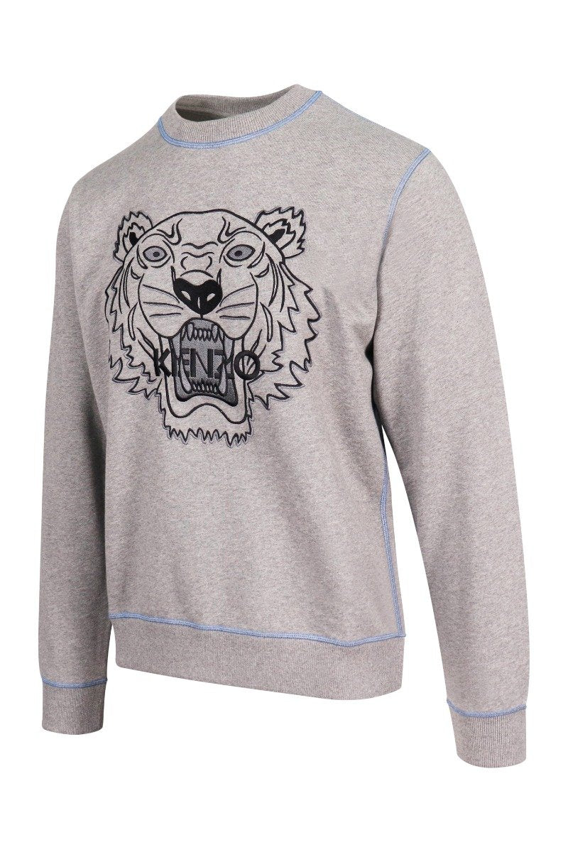 Tiger Sweatshirt Men Fashion Kenzo Paris Cotton Long Sleeve Casual