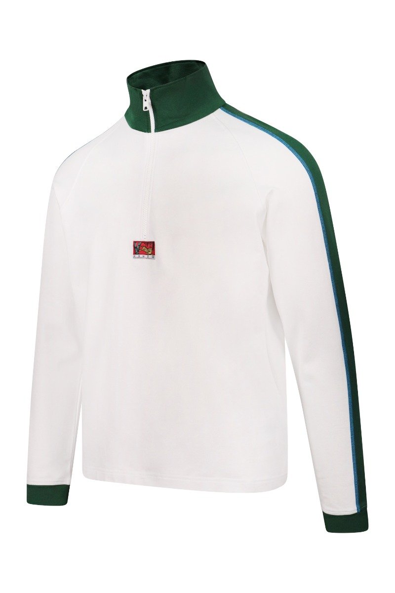 Bamboo Tiger Sweatshirt Cotton Long Sleeves Embroidery Logo Basic Casual