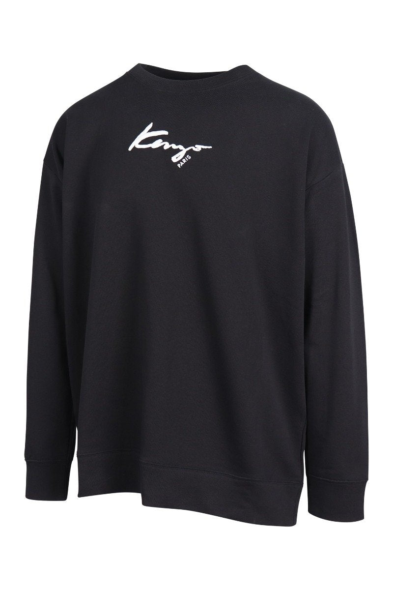 Kenzo Signature Sweatshirt Men Fashion Long-Sleeve Cotton Casual Trendy
