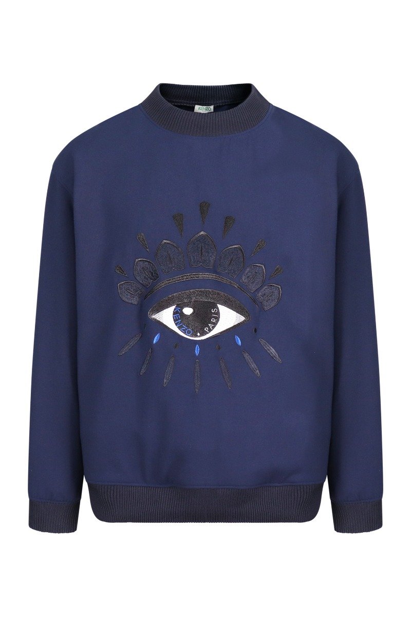 Eye Sweatshirt Long Sleeves Kenzo Paris Fashion Sweater Basic Casual