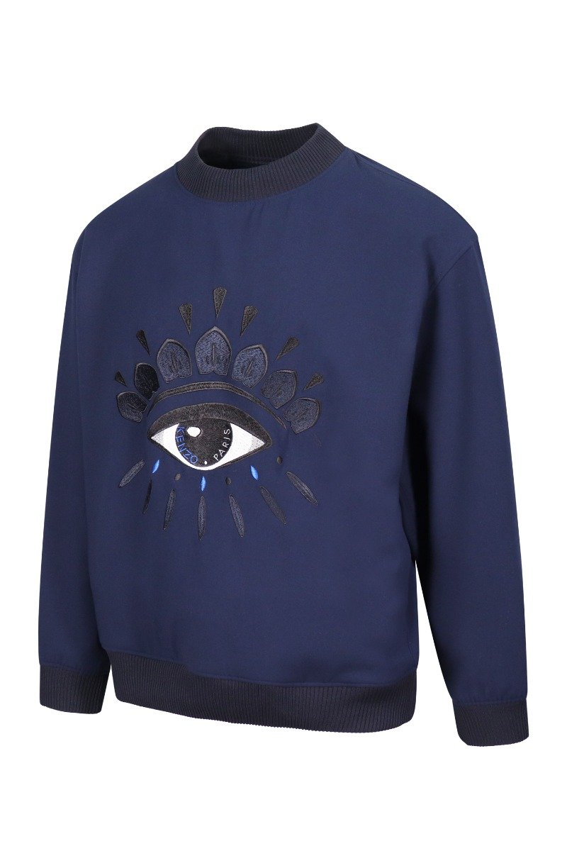 Eye Sweatshirt Long Sleeves Kenzo Paris Fashion Sweater Basic Casual
