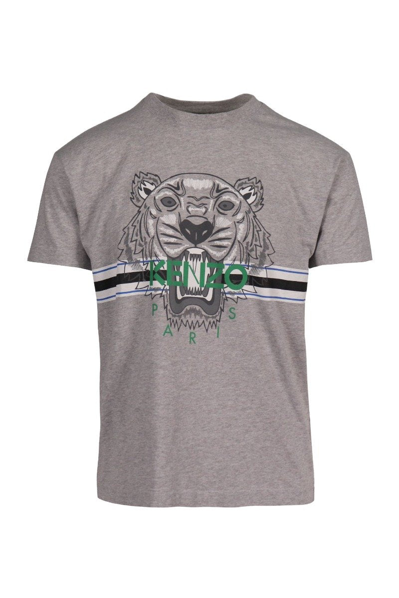 Tiger T-Shirt Kenzo Paris Cotton Short Sleeve Daily Casual Fashion Men