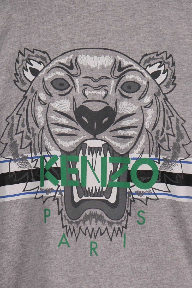 Tiger T-Shirt Kenzo Paris Cotton Short Sleeve Daily Casual Fashion Men
