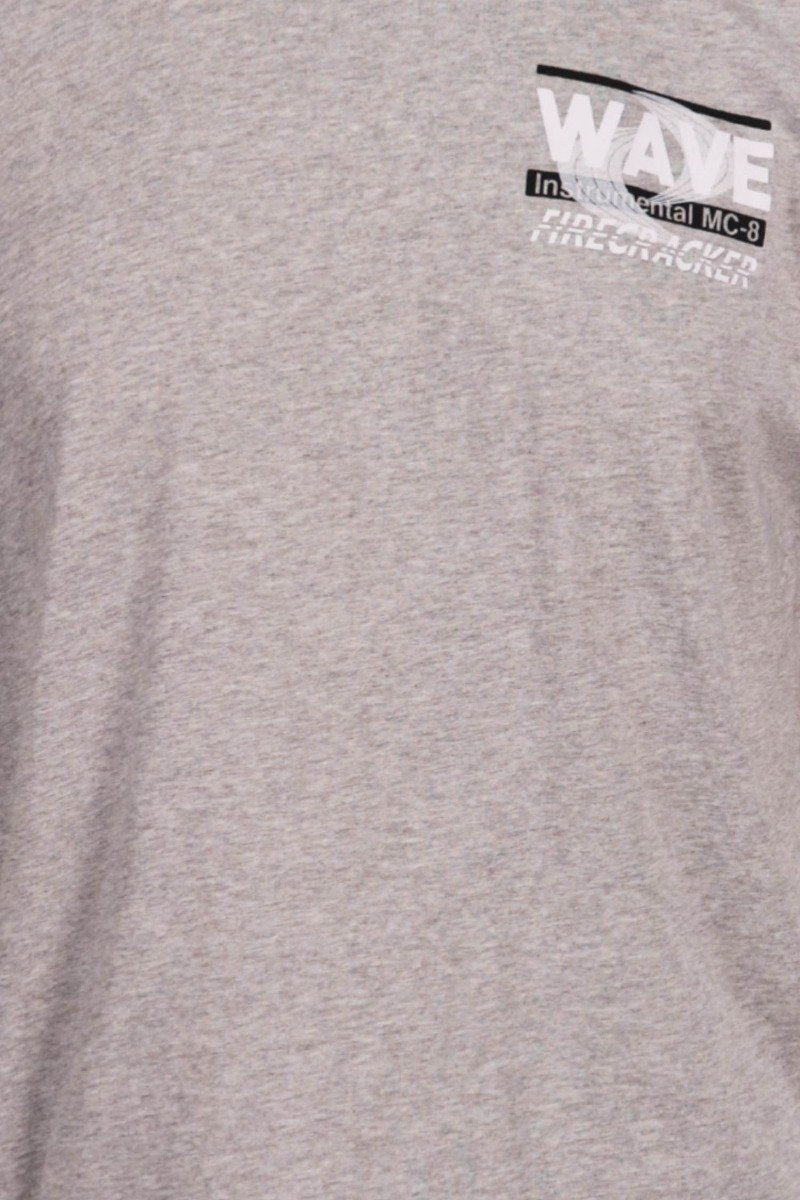 Wave Print T-Shirt Kenzo Paris Crew Neck Short Sleeves Casual Basic Designed Cotton