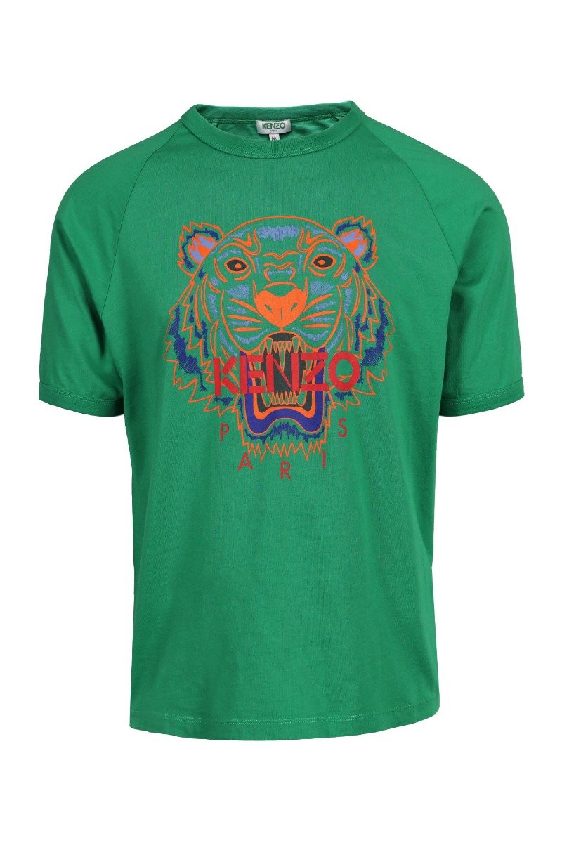 Tiger T-Shirt Jersey Kenzo Paris Cotton Short Sleeve Daily Casual Fashion Men