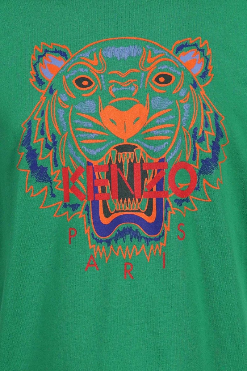 Tiger T-Shirt Jersey Kenzo Paris Cotton Short Sleeve Daily Casual Fashion Men