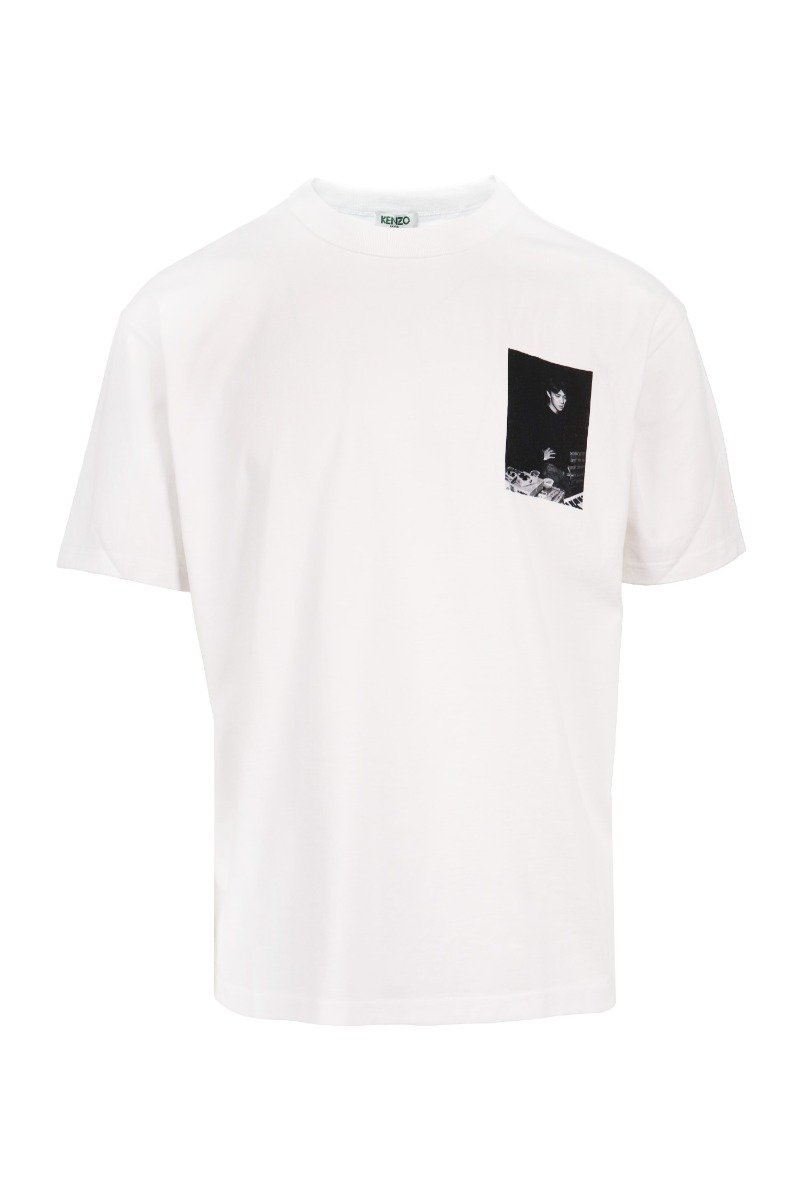Ryuichi Sakamoto T-Shirt Men Fashion Kenzo Paris Cotton Short Sleeve Casual Top