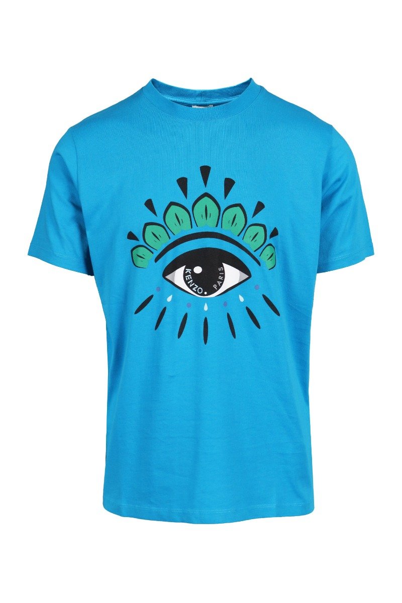 Eye T-shirt Kenzo Paris Short Sleeves Top Unisex Men Women Basic Casual 