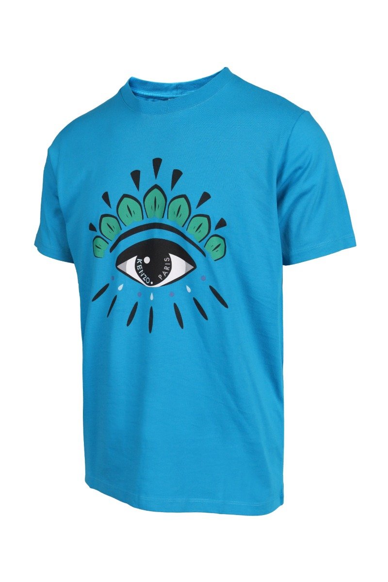 Eye T-shirt Kenzo Paris Short Sleeves Top Unisex Men Women Basic Casual 