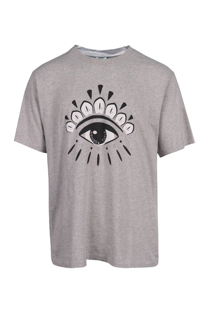 Eye T-shirt Kenzo Paris Short Sleeves Top Unisex Men Women Basic Casual 