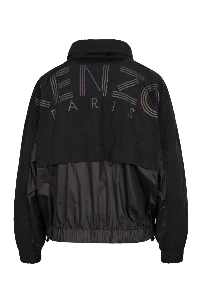 Kenzo Paris Dual Fabric Jacket Women Fashion Cotton Long-Sleeve Trendy Casual Outwear Waterproof