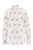 Cheongsam Flower Shirt Cotton Floral Casual Formal Women Collar