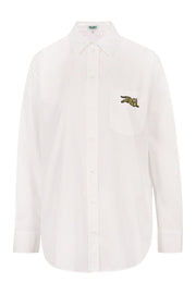 Jumping Tiger Shirt Kenzo Embroidered Long Sleeve Casual